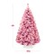 Best Choice Products Prelit Pink Artificial Christmas Tree, Snow Flocked Fir Holiday Decoration